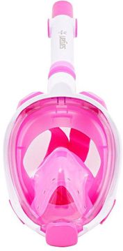 Маска детская полнолицевая Sargan Галактика премиум белая/розовая