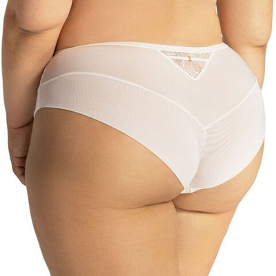 Трусики-слипы со средней линией талии Blossom (Размер: L) (Цвет: кремовый)