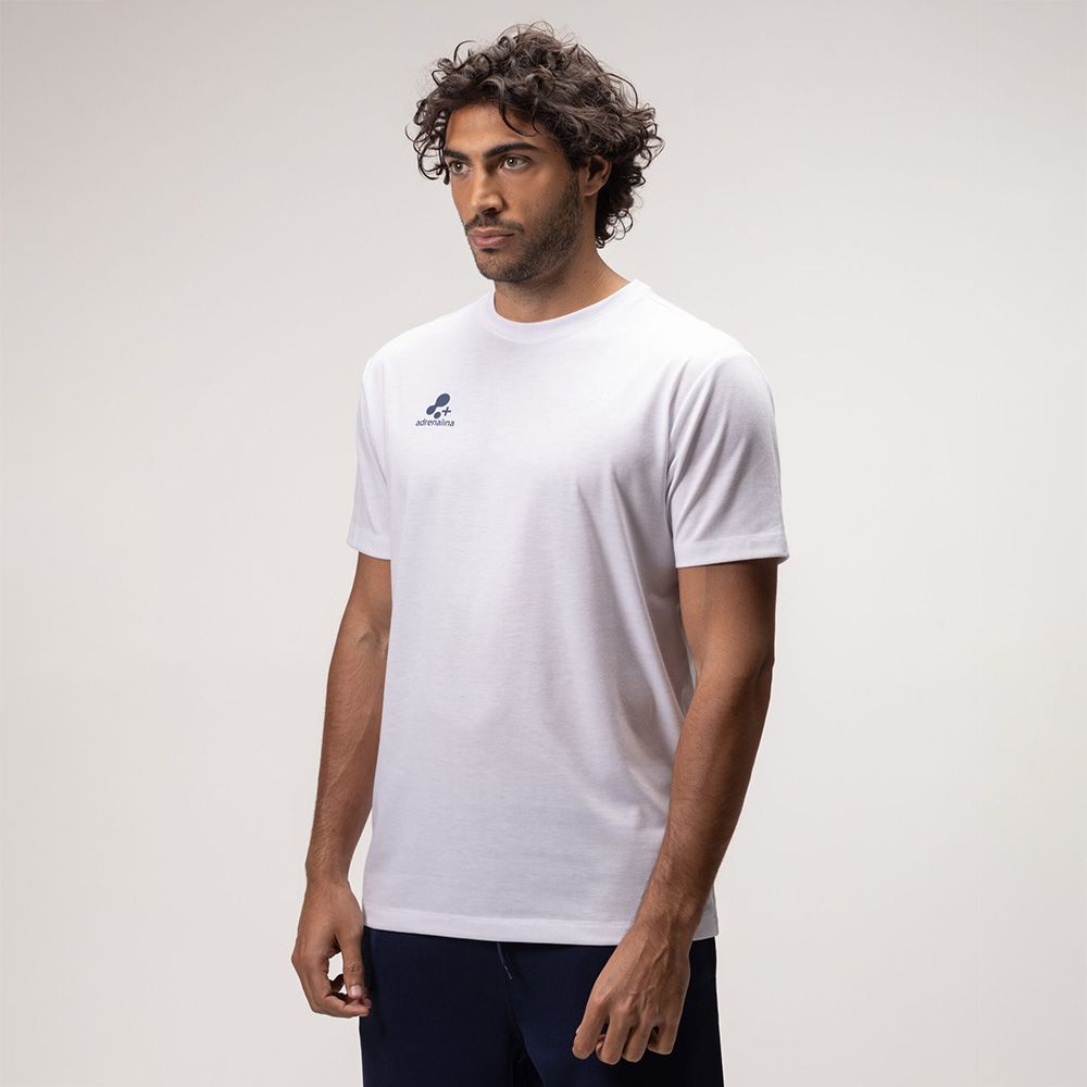 Футболка тренир. +ADRENALINA Arka 1515-022-L, р.L, полиэстер, хлопок, вискоза, белый