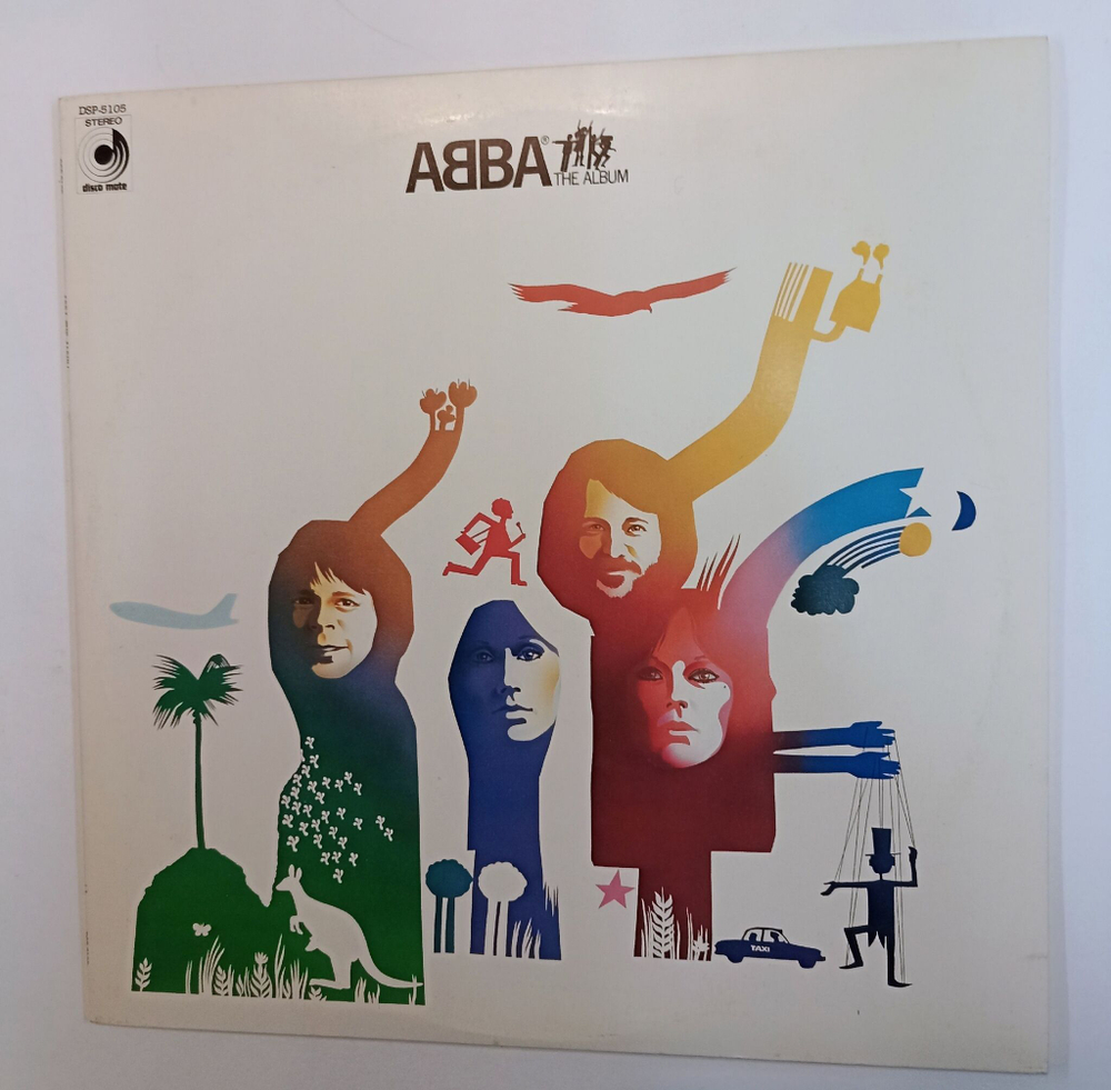 Винтажная виниловая пластинка LP ABBA The Album (Japan 1978) (No Obi)