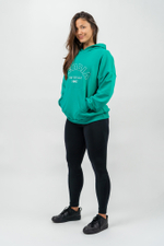 Кофта BRANDED OVERSIZED HOODIE GYM RAT 256 Зеленая