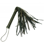 Флоггер - "Luxury Fetish" (черная рукоять)