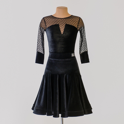 Lilia 10-01-01-C | Платье для спортивных бальных танцев | Vasileva Dance