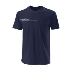 Мужская теннисная футболка Wilson Team II Tech Tee Men - team navy