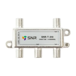 Ответвитель абонентский SNR-T-310 на 3 отвода, вносимое затухание IN-TAP 10dB.