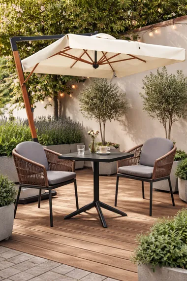 Плетеный стул с подушками Favorita