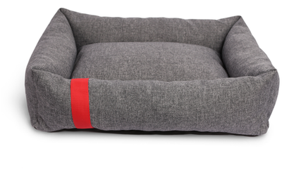 Зоогурман лежак для кошек и собак Антураж серый