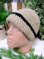 Шапка для бани джутовая