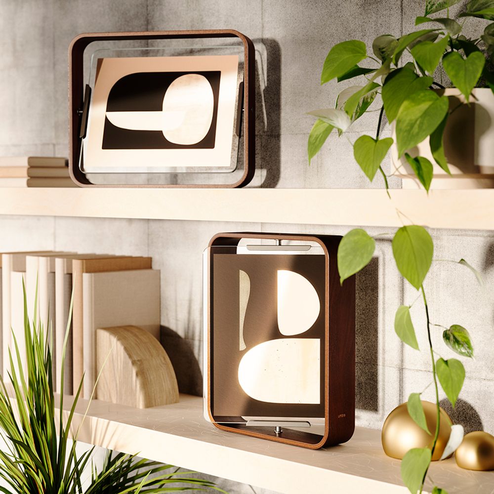 Фоторамка двухсторонняя Bellwood, 26х31 см, состаренный орех