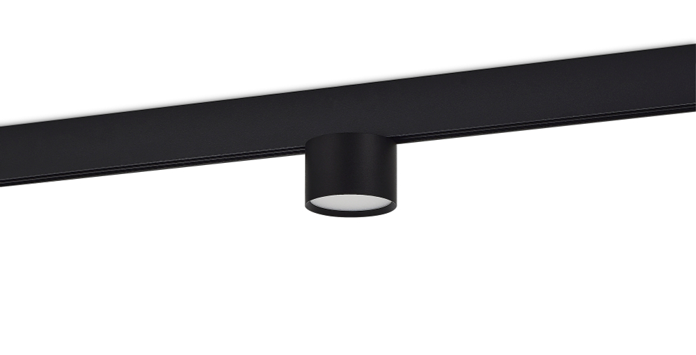 Светодиодный светильник Moon для SPACE Track system 10Вт, D80xH80, 5 мм, 549Лм, 120°, 4000К, диммируемый, IP20, Ra>90, черный
