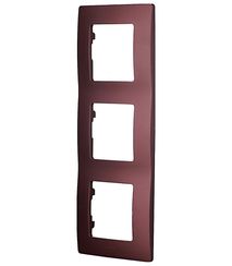 Рамка Legrand Etika 3-постовая сливовая 25703