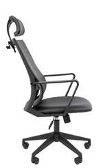 Офисное кресло Chairman 545 Россия экокожа черный