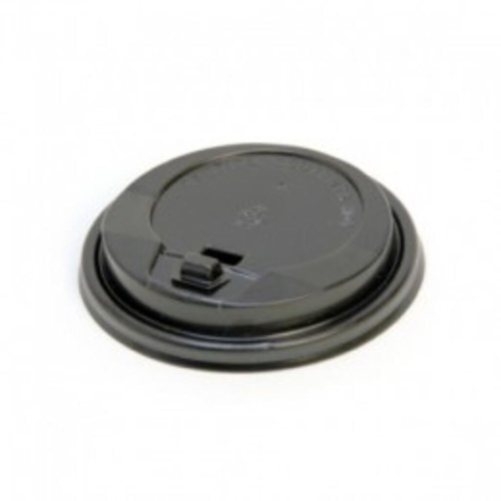 Крышка с питейником, для стакана 180 мл арт.81210623, черная, PS, 100 шт
