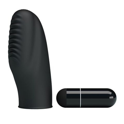 Вибростимулятор на палец Stanford (Цвет: черный)