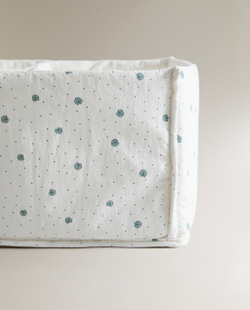 Zara Home Корзина из хлопка, цвет бежевый, 30 см