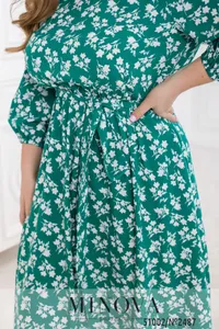 Платье 2487-зеленый Minova