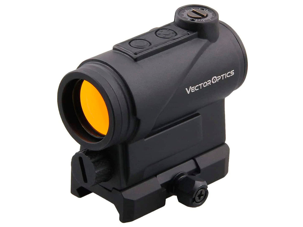 Коллиматор Vector Optics Centurion 1x20, закрытого типа, точка 3 МOA, красная, 7+1NV, на Picatinny, 175г