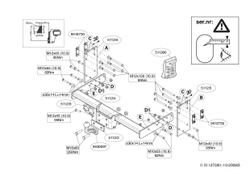 Фаркоп Brink (Thule) 511200 для Mercedes Sprinter (2006 - )(паспорт и сертификат в комплекте)(без электрики)