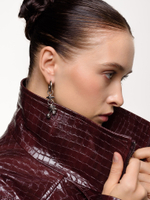 Серьги "Piercing thorn pearl"