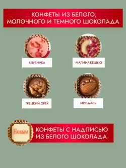 Конфеты шоколадные набор подарочный на Новый год