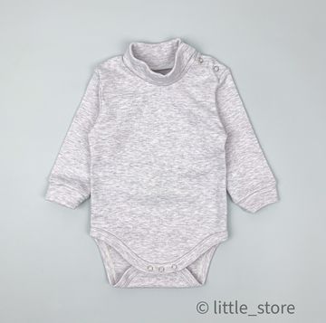 Боди-водолазка Бежевый меланж