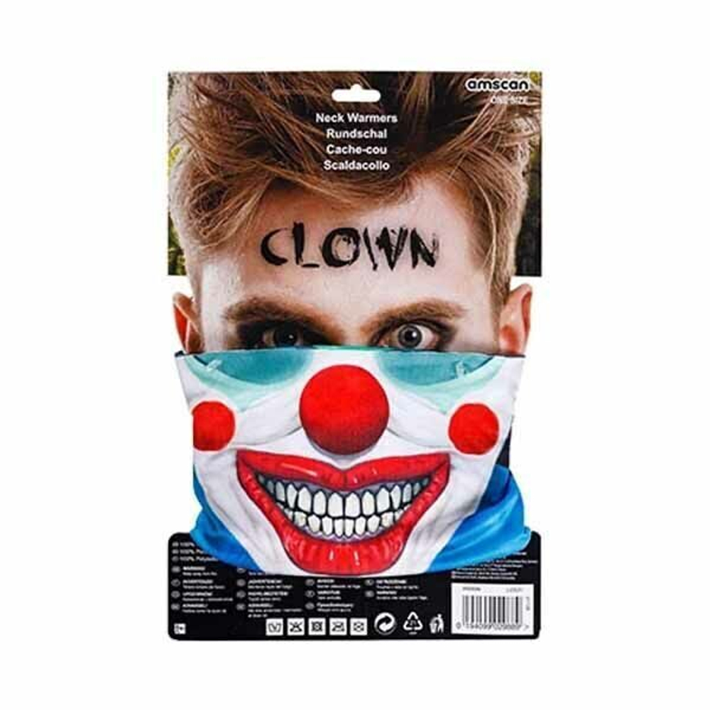 Маска Бафф текстиль Клоун