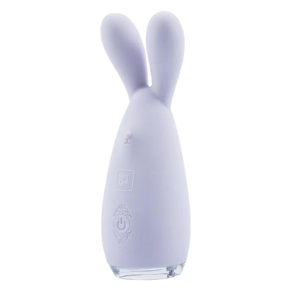 Сиреневый мини-вибратор Reba с мягкими ушками (Цвет: сиреневый)