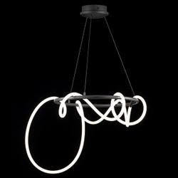 Citilux PYTHON CL220261 Люстра подвесная с пультом Чёрная