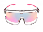 Спортивные очки HILX Inferno Shiny Crystal Light Grey / Pink Lens