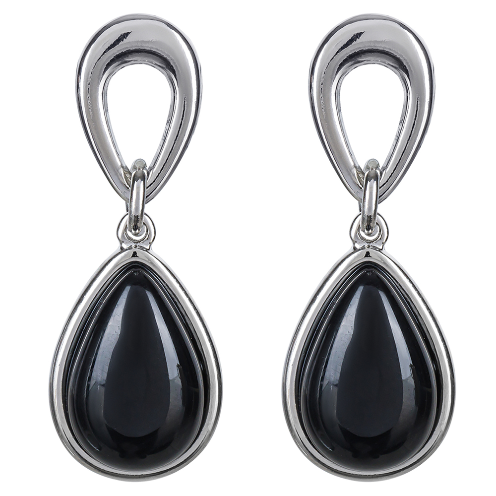 Серьги Possebon Agata Preto A0381.4 S