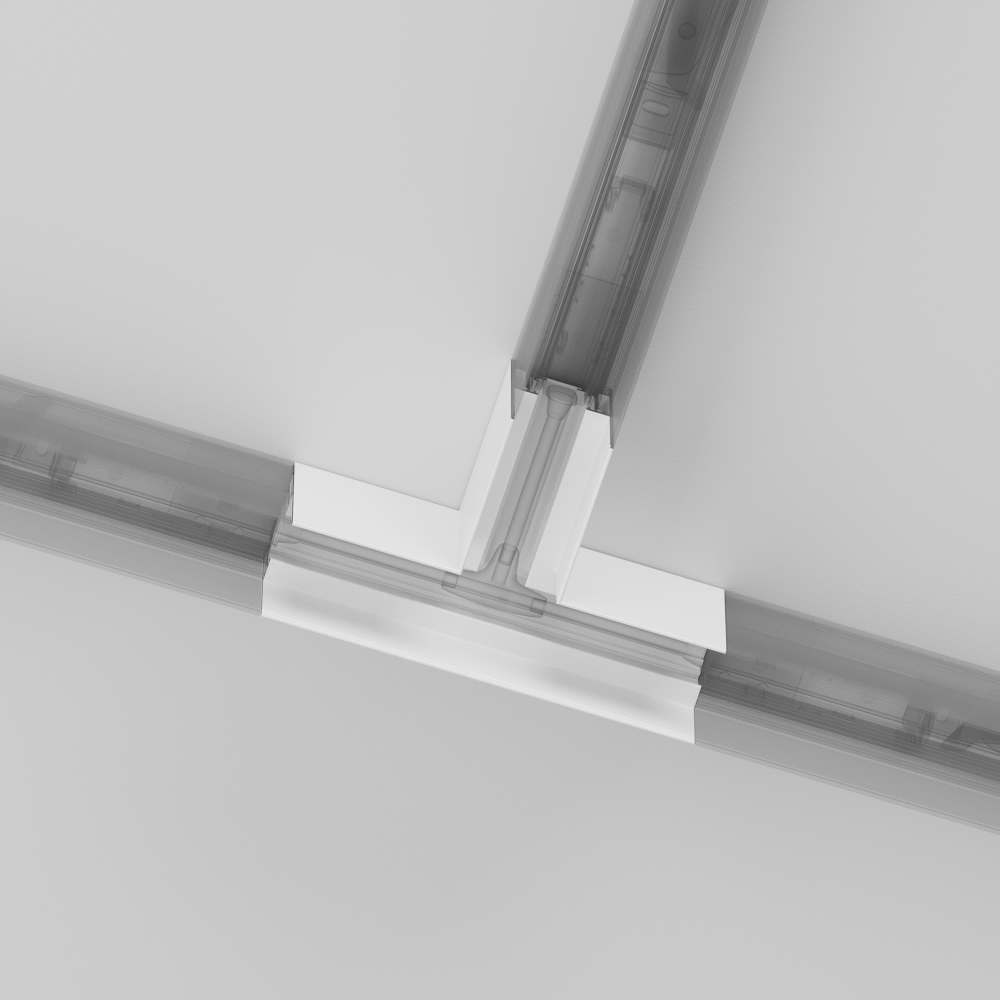 Коннектор Т-образный для накладного магнитного шинопровода Maytoni Gravity TRA010CT-41W