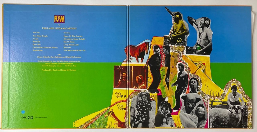Винтажная виниловая пластинка LP Paul and Linda McCartney Ram (Japan 1975) (No Obi) Dear Boy
