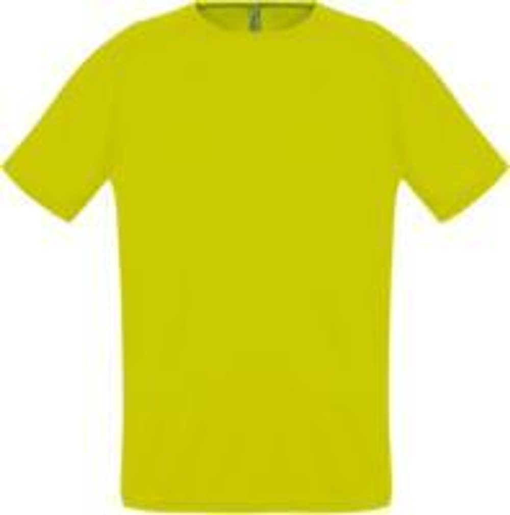 Футболка унисекс Sporty 140, желтый неон