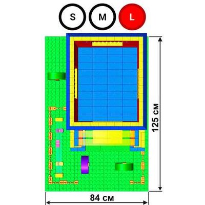 Набор GigaBloks 5: Домик на платформе