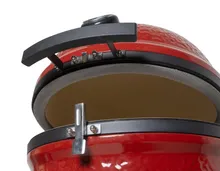 Керамический угольный гриль Diamond Egg Legend Red Magic, 46 см, красный
