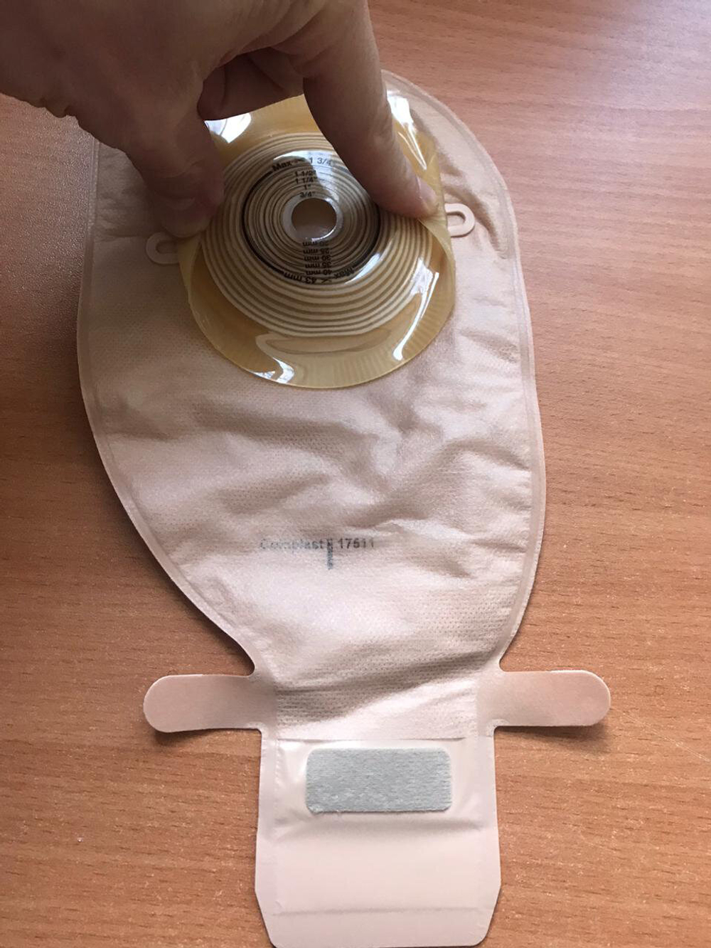 10 штук. Калоприемник конвексный для втянутых стом 155090 SenSura Coloplast дренируемый, 15-43 мм