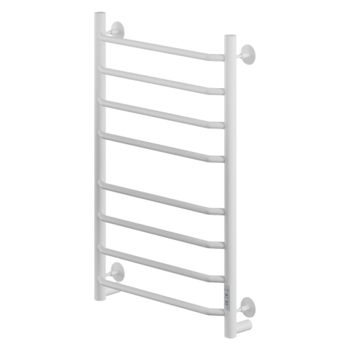 Полотенцесушитель MIXLINE MIRA  80х50 (таймер, 335 Вт, 8 перекладин) электрический БЕЛЫЙ