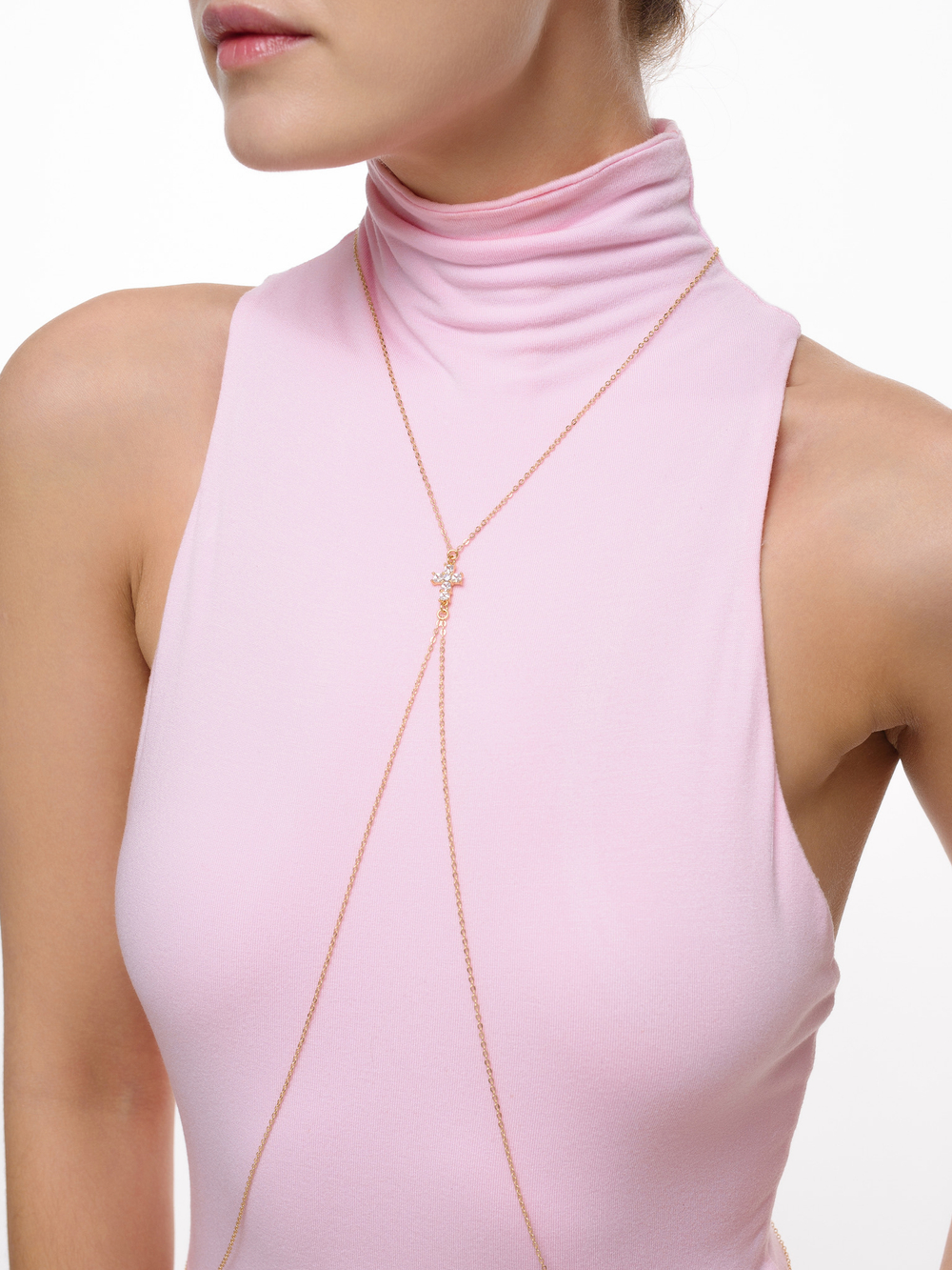 Бодисотуар "Cross Mini White" Gold