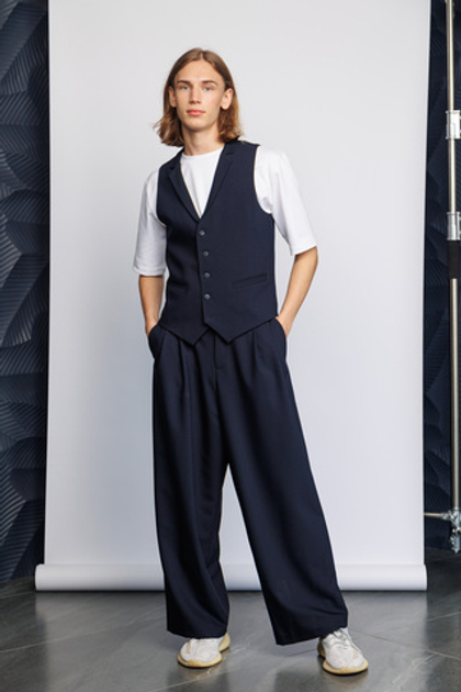 Широкие брюки унисекс для подростков