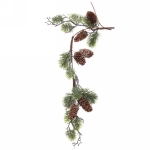 Композиция новогодняя хвойное украшение «Золотистый лес» , 68 см