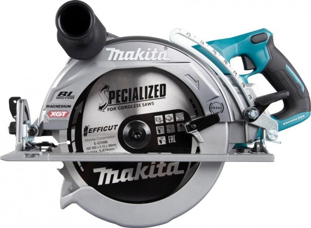 Пила циркулярная аккумуляторная MAKITA RS 002 GZ без АКБ и ЗУ RS002GZ