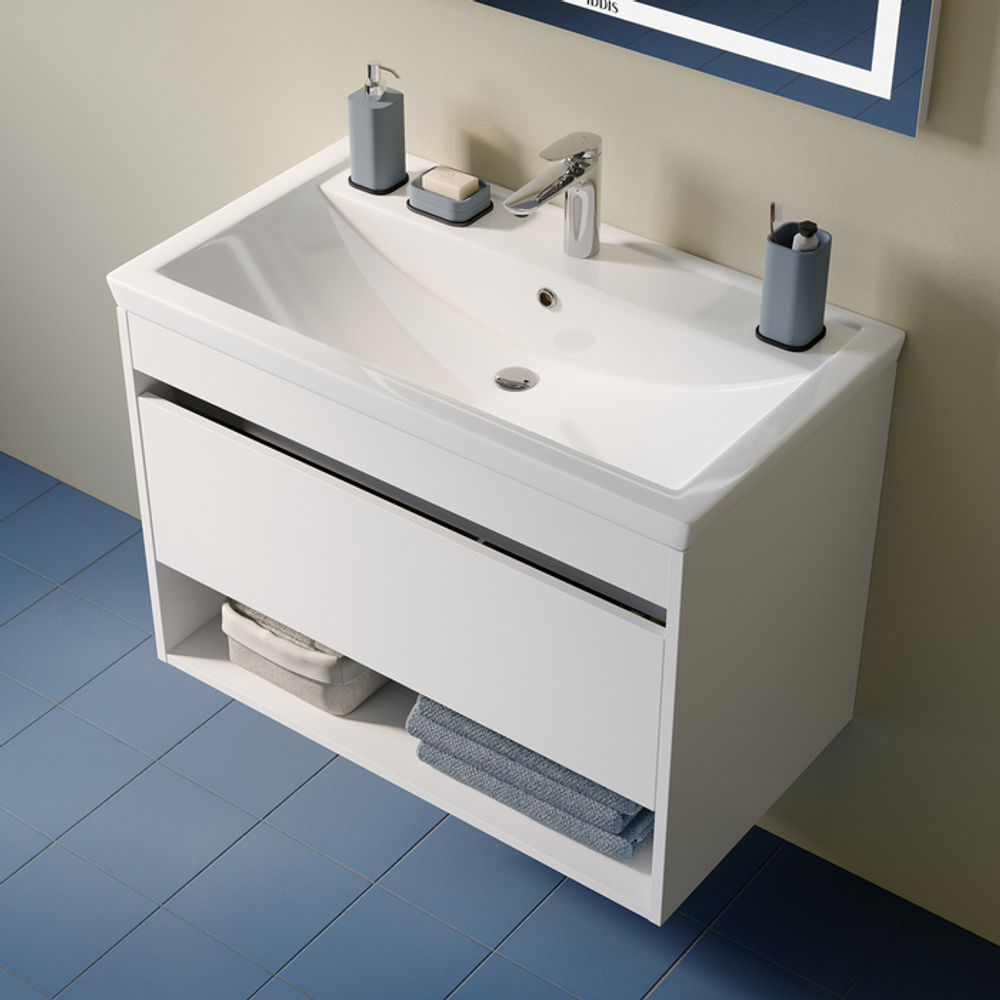 Умывальник мебельный IDDIS Optima Home, 80 см, 407, 4078000i28