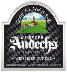 Пиво Andechser Weissbier Dunkel Пиво Andechser Weissbier Dunkel