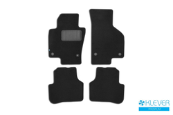 Коврики в салон Klever Premium VOLKSWAGEN Passat B7 2011-2015, седан, 4 шт. (текстиль) Klever.KLEVER03513422110KH