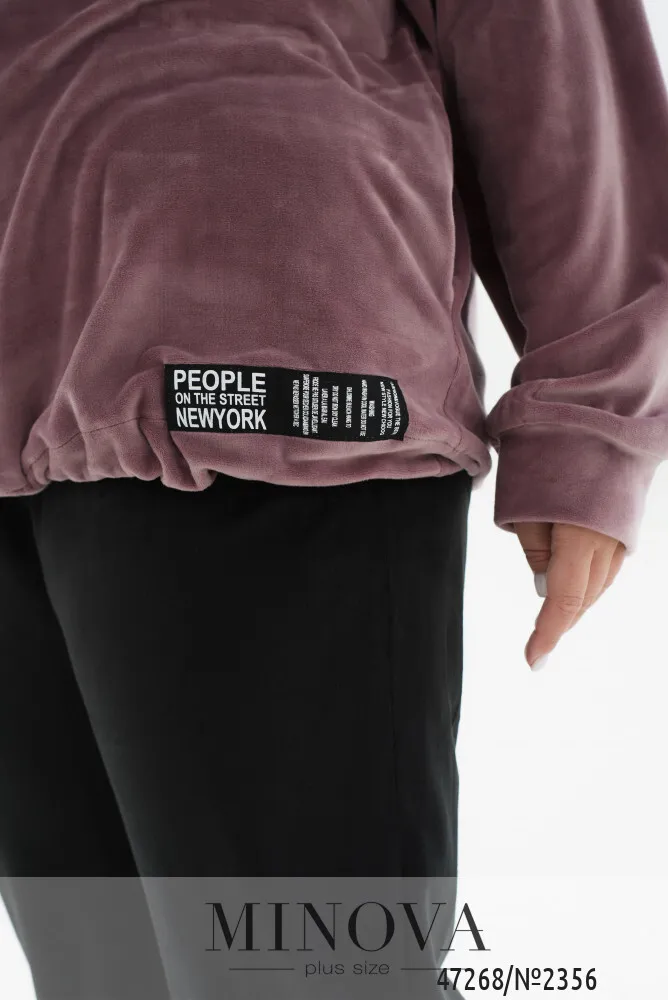 Костюм 2356-фреза-черный Minova