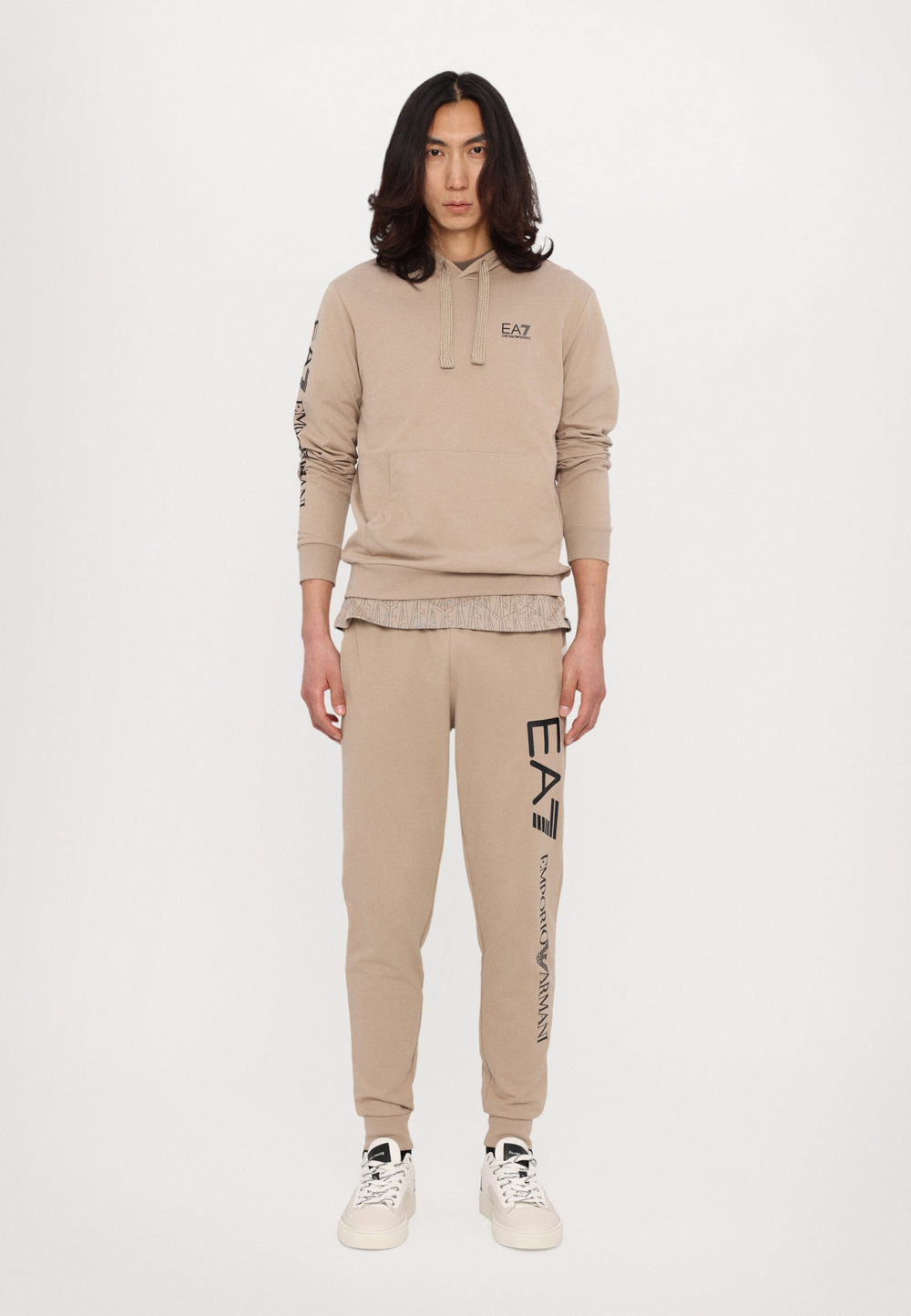 EA7 Emporio Armani UNISEX - Толстовка с капюшоном - Чёрный