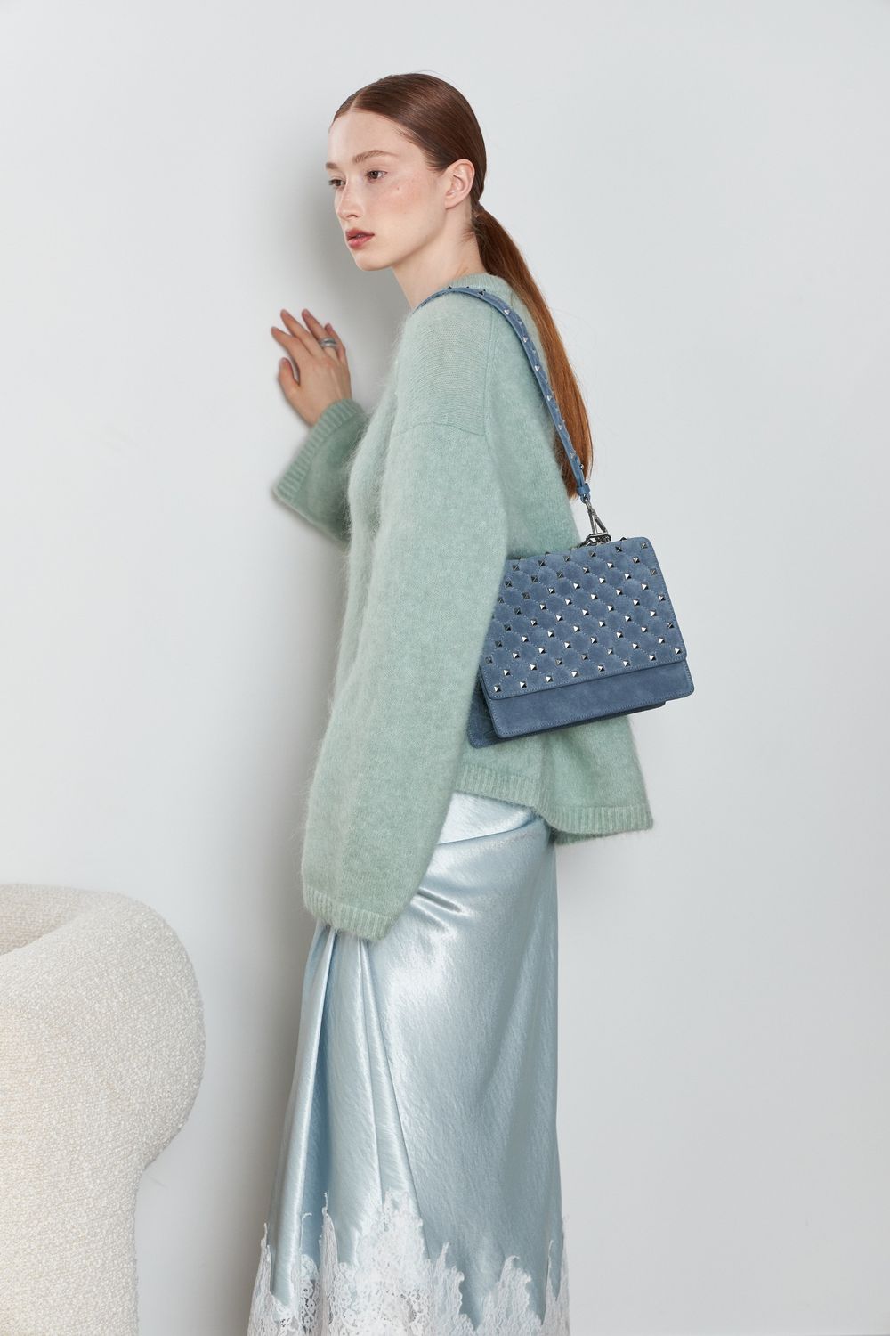 BAD GIRL LARGE BAG BLUE