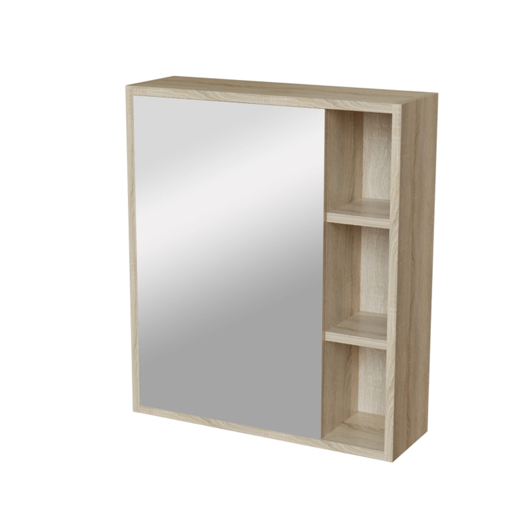 Зеркальный шкаф МИЛТОН-60 Дуб сонома (ЛДСП)