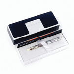 Ручка подарочная шариковая CROSS Botanica "Сиреневая орхидея", лак, латунь, хром, черная, AT0642-2