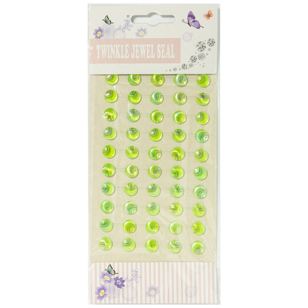 Набор наклеек Стразы Кристалл, 16*9см, акриловые, Egoist, ассорти, 1 шт.